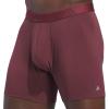 imageadidas Mens Boxer Brief Underwear 3Pack  Luxe Comfort Ultra Soft Rayon BlendAurora Ruby RedHeather BlackBlack