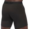 imageadidas Mens Boxer Brief Underwear 3Pack  Luxe Comfort Ultra Soft Rayon BlendBlackHeather BlackBlack