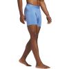 imageadidas Mens Boxer Brief Underwear 3Pack  Luxe Comfort Ultra Soft Rayon BlendBlue FusionBlackGrey