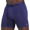 imageadidas Mens Boxer Brief Underwear 3Pack  Luxe Comfort Ultra Soft Rayon BlendDark BlueHeather Team Royal BlueGrey