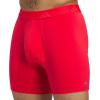 imageadidas Mens Boxer Brief Underwear 3Pack  Luxe Comfort Ultra Soft Rayon BlendPure Ruby RedDark BlueClear Onix Grey