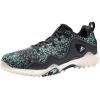 imageadidas Mens Codechaos 21 Primeblue Spikeless Golf ShoeCore BlackAcid MintGrey Six