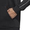 imageadidas Mens Core 18 HoodieBlackWhite