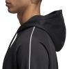 imageadidas Mens Core 18 HoodieBlackWhite