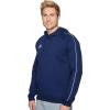 imageadidas Mens Core 18 HoodieDark BlueWhite