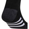 imageadidas Mens Cushioned Crew Socks Above The Ankle Fit with Arch Compression 3 PairsBlackOnix GreyWhite