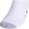 imageadidas Mens Cushioned Crew Socks Above The Ankle Fit with Arch Compression 3 PairsWhiteGreyOnix Grey