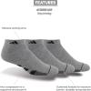 imageadidas Mens Cushioned Low Cut Socks 3 PairsGreyBlack