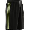 imageadidas Mens Designed 2 Move 3Stripes Primeblue ShortsBlackPulse Lime Primeblue