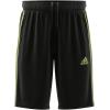 imageadidas Mens Designed 2 Move 3Stripes Primeblue ShortsBlackPulse Lime Primeblue