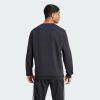 imageadidas Mens Essentials Fleece SweatshirtBlackWhite