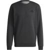 imageadidas Mens Essentials Fleece SweatshirtDark Grey HeatherBlack