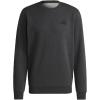 imageadidas Mens Essentials Fleece SweatshirtDark Grey HeatherBlack
