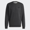 imageadidas Mens Essentials Fleece SweatshirtDark Grey HeatherBlack
