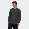 imageadidas Mens Essentials Fleece SweatshirtDark Grey HeatherBlack