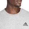 imageadidas Mens Essentials Fleece SweatshirtMedium Grey Heather  Black