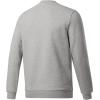 imageadidas Mens Essentials Fleece SweatshirtMedium Grey Heatherwhite