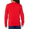 imageadidas Mens Essentials Fleece SweatshirtScarletWhite