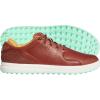imageadidas Mens Flopshot Spikeless Golf ShoesTan BrownGolden BeigePulse Mint