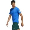 imageadidas Mens Freelift Sport Ultimate Solid TeeGlory Blue