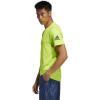 imageadidas Mens Freelift Sport Ultimate Solid TeeSemi Solar Slime
