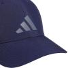 imageadidas Mens Gameday Stretch Fit Baseball CapDark BlueOnix Grey40