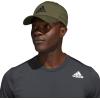 imageadidas Mens Gameday Stretch Fit Baseball CapFocus Olive GreenBlack30