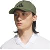 imageadidas Mens Gameday Stretch Fit Baseball CapOlive Strata GreenBlack40