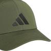 imageadidas Mens Gameday Stretch Fit Baseball CapOlive Strata GreenBlack40