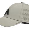 imageadidas Mens Gameday Stretch Fit Baseball CapSilver Pebble GreyBlack40