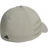 imageadidas Mens Gameday Stretch Fit Baseball CapSilver Pebble GreyBlack40