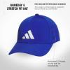 imageadidas Mens Gameday Stretch Fit Baseball CapTeam Royal BlueWhite40