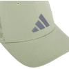 imageadidas Mens Gameday Stretch Fit Baseball CapTent GreenGrey Five