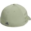 imageadidas Mens Gameday Stretch Fit Baseball CapTent GreenGrey Five