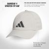 imageadidas Mens Gameday Stretch Fit Baseball CapWonder Alumina GreyGrey Six40