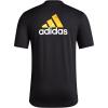 imageadidas Mens La Galaxy MLS Short Sleeve TShirtBlack La Galaxy