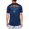 imageadidas Mens La Galaxy MLS Short Sleeve TShirtBlue Small Logo
