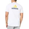 imageadidas Mens La Galaxy MLS Short Sleeve TShirtWhite La Galaxy