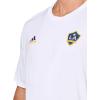 imageadidas Mens La Galaxy MLS Short Sleeve TShirtWhite Small Logo