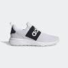imageadidas Mens Lite Racer Adapt 40 Running ShoeWhiteWhiteBlack