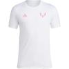 imageadidas Mens Messi Generic Short Sleeve TShirtWhite