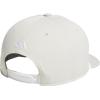 imageadidas Mens Midrange Structured HighCrown Slight Pre Curve Brim Adjustable Fit Snapback Hat with Retro Rope Cording DetailWonder Alumina GreyWhiteBlack