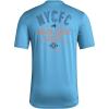 imageadidas Mens New York City Fc MLS Short Sleeve TShirtBahia Light Blue