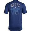 imageadidas Mens New York City Fc MLS Short Sleeve TShirtTeam Navy Blue
