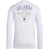 imageadidas Mens Orlando City Soccer Club MLS Long Sleeve TShirtWhite
