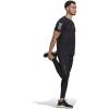 imageadidas Mens Own The Run TeeBlack  Reflective Silver