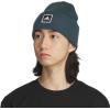 imageadidas Mens Postseason Fold BeanieArctic Night BlueBlackWhite