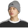 imageadidas Mens Postseason Fold BeanieHeather GreyGreyBlack