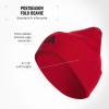 imageadidas Mens Postseason Fold BeanieTeam Power RedBlack
