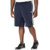 imageadidas Mens Primegreen Essentials Warm Up Shorts Training Casual Bottoms Casual Drawstring  GreyLegend InkWhite
